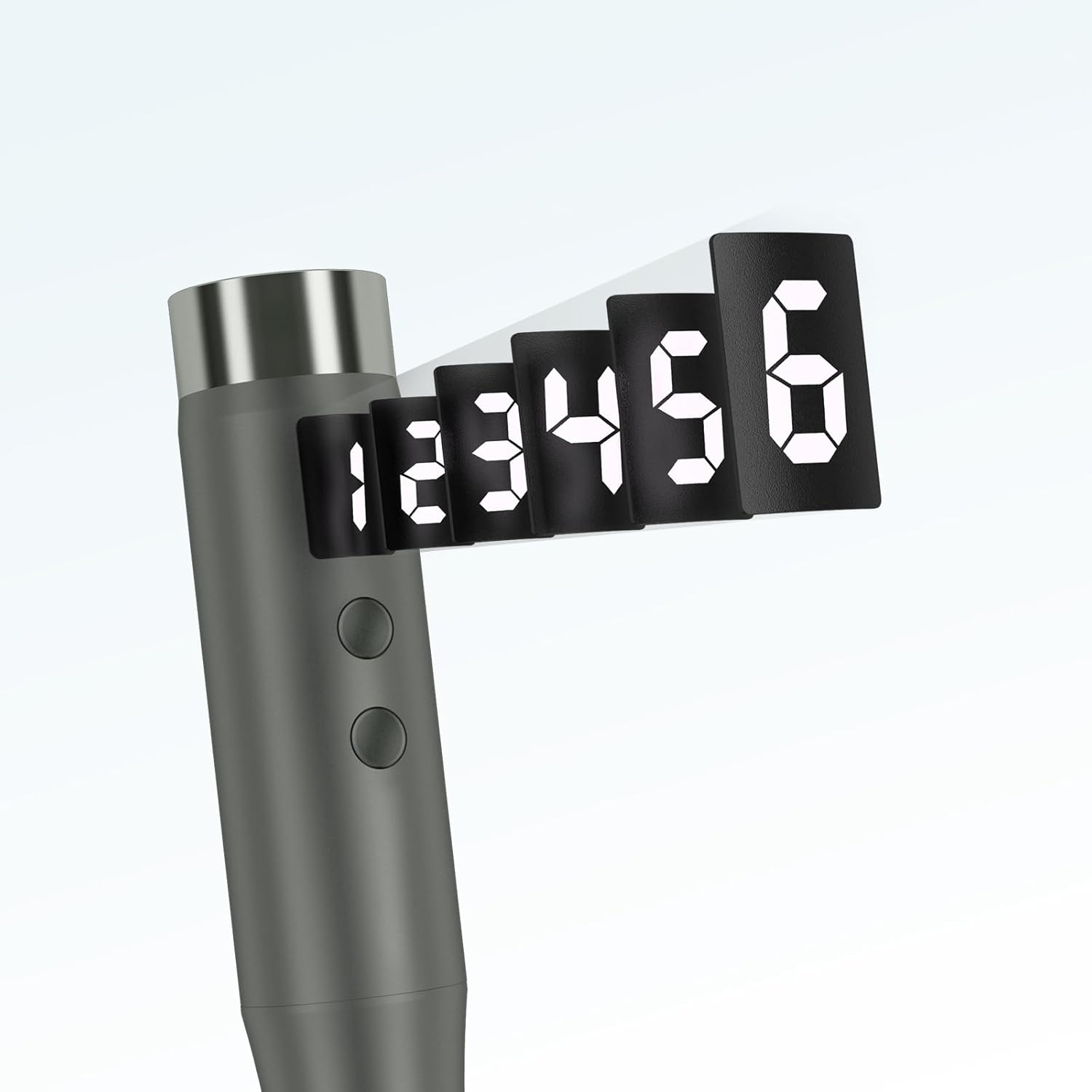 Axiva Microneedle Roller 0.25 mm with adjustable settings displayed on digital screen.
