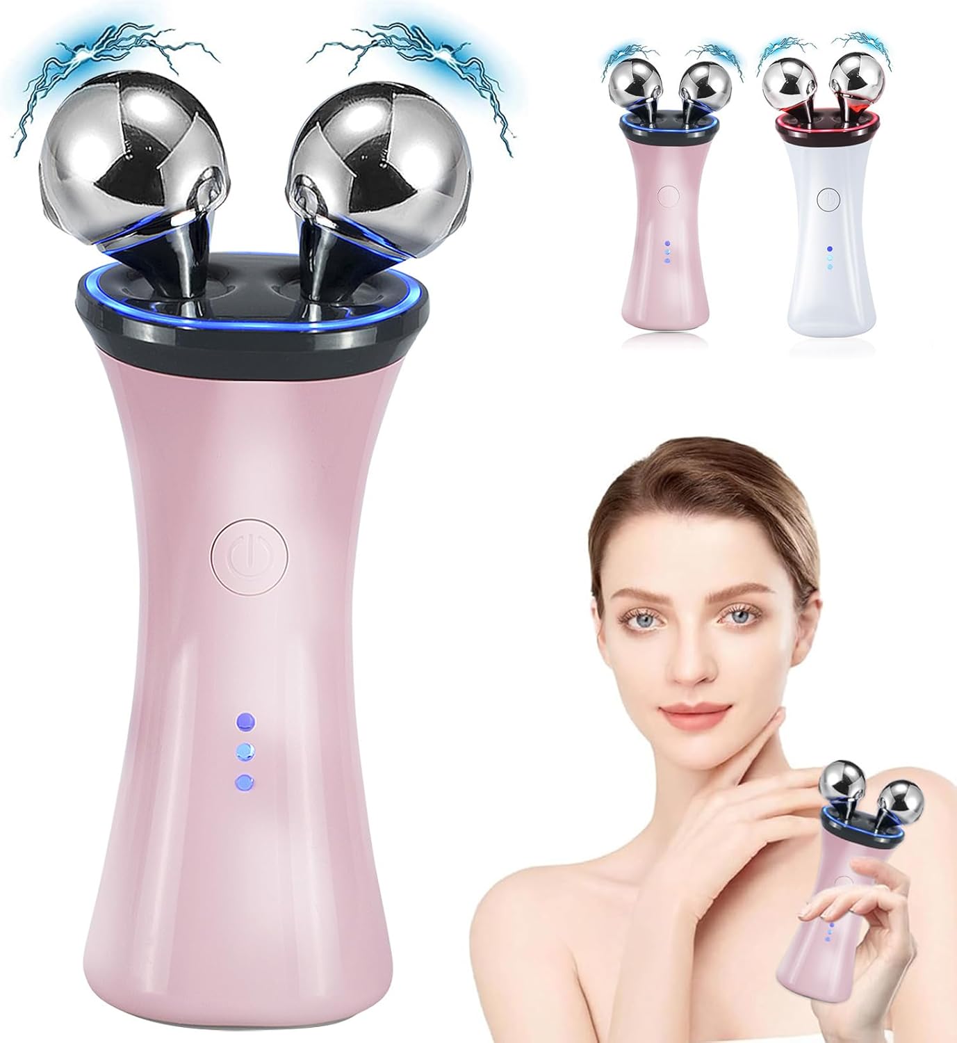 Axiva Microcurrent Ansiktsmassager - Elektrisk ansiktsmassager med mikroströmsteknologi för hudföryngring.