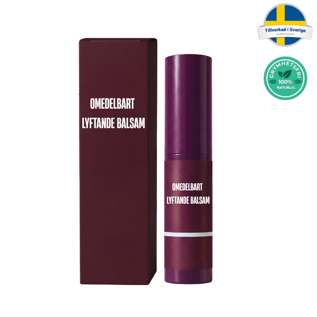 Omedelbart Lyftande Balsam i eleganta förpackningar, perfekt för en slätare och mer välvårdad hy.