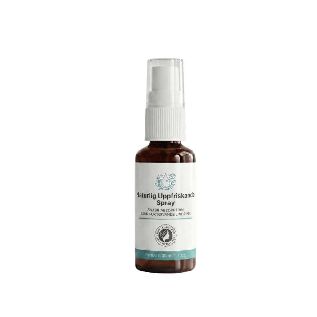 Naturlig uppfriskande spray