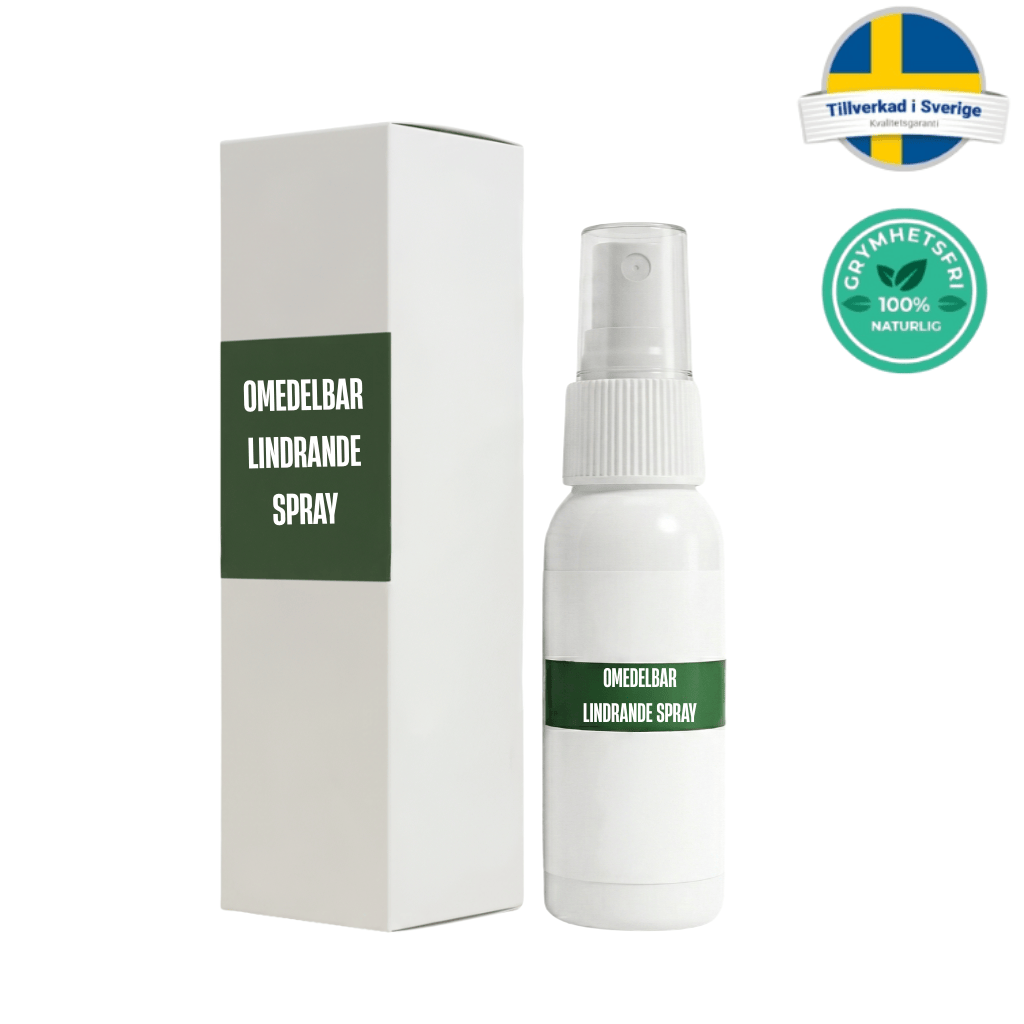 Omedelbar lindrande spray