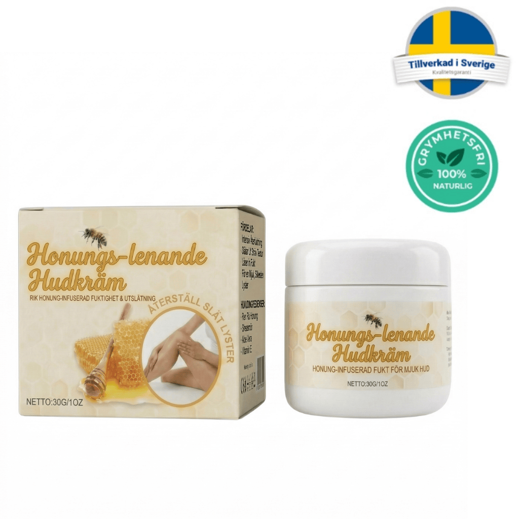 Honungsutjämnande hudkräm