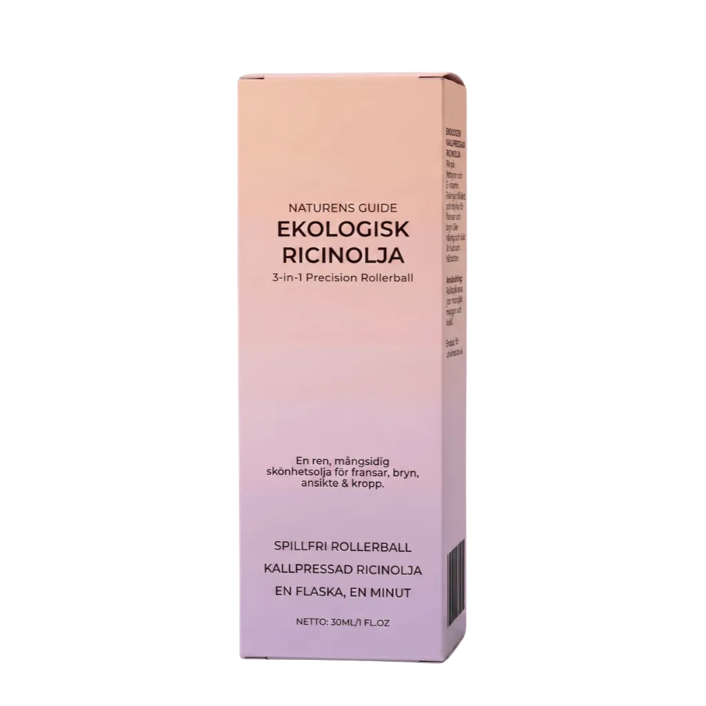Premium Ekologisk Ricinolja Roll-On