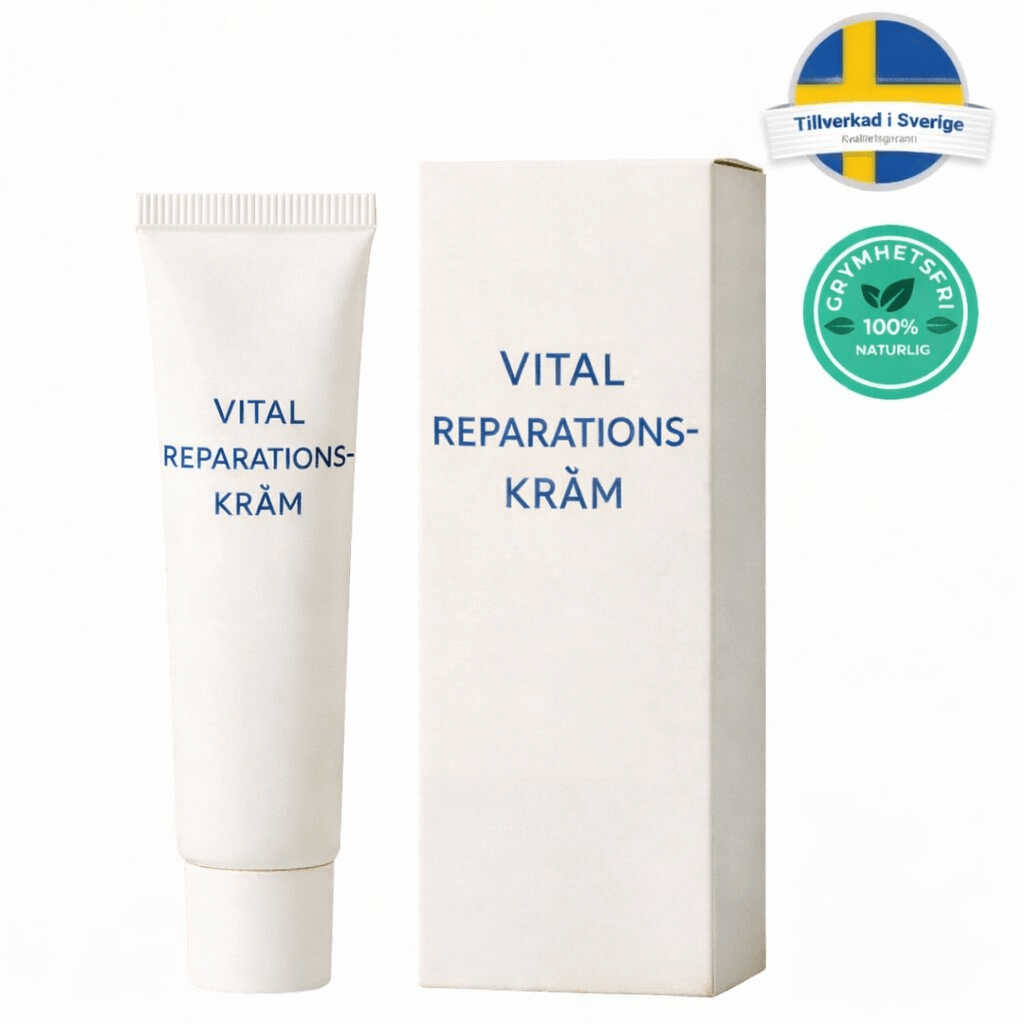 Vital Reparationskräm - lättanvänd kräm för en slätare och mer välvårdad hud.