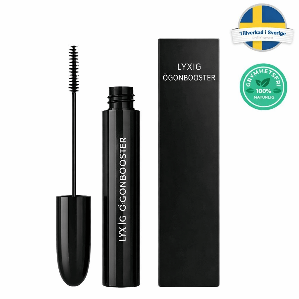 Lyxig Ögonbooster mascara penna med precision design och klumpfri applicering för definierade fransar.