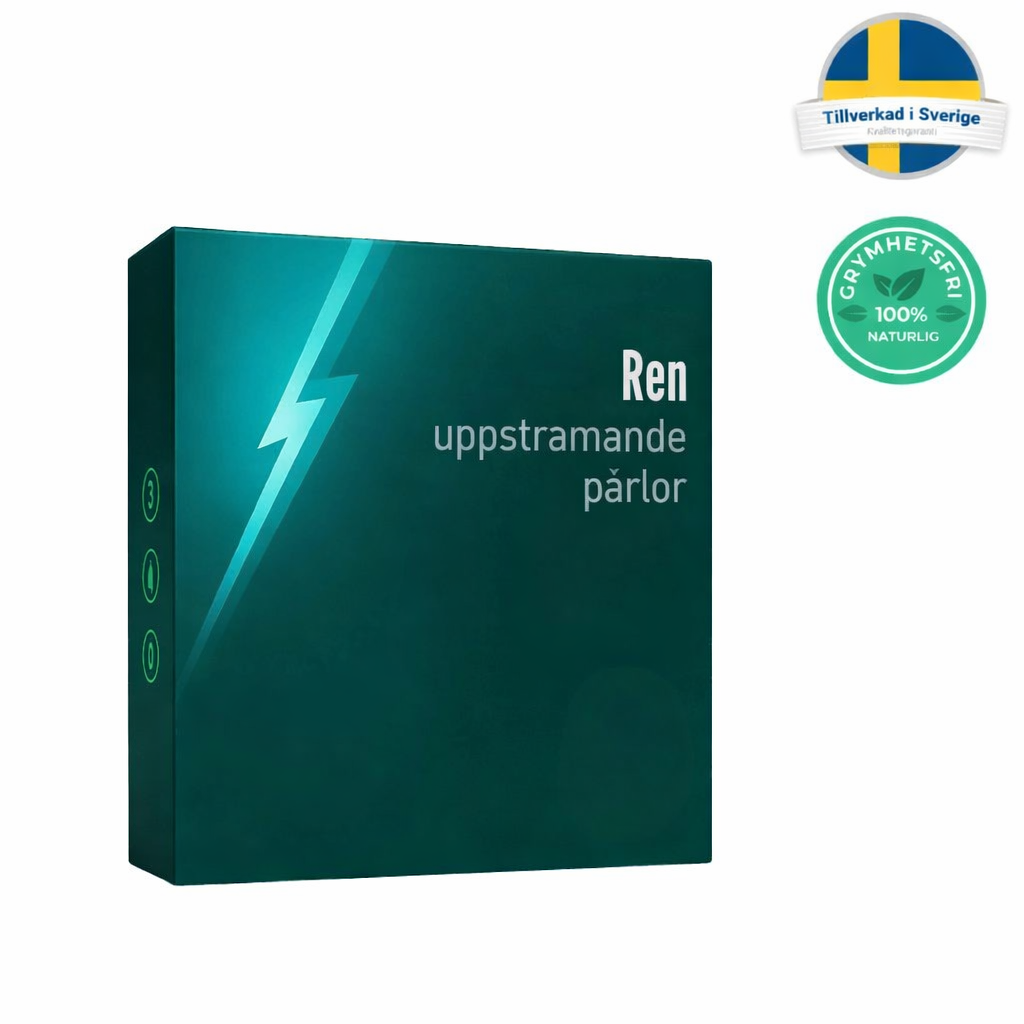 Ren uppstramande pärlor för en strålande hud, tillverkad i Sverige och 100% naturlig.