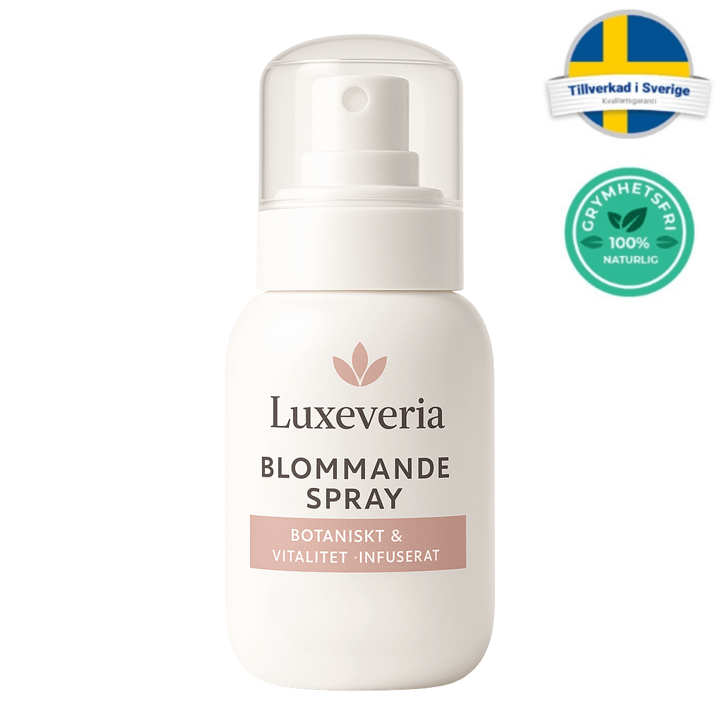 Axiva Blommande spray från Luxevéria med botaniska ingredienser för volym och vitalitet.